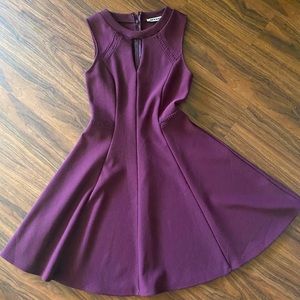 Mystic via modcloth purple skater cocktail dress
